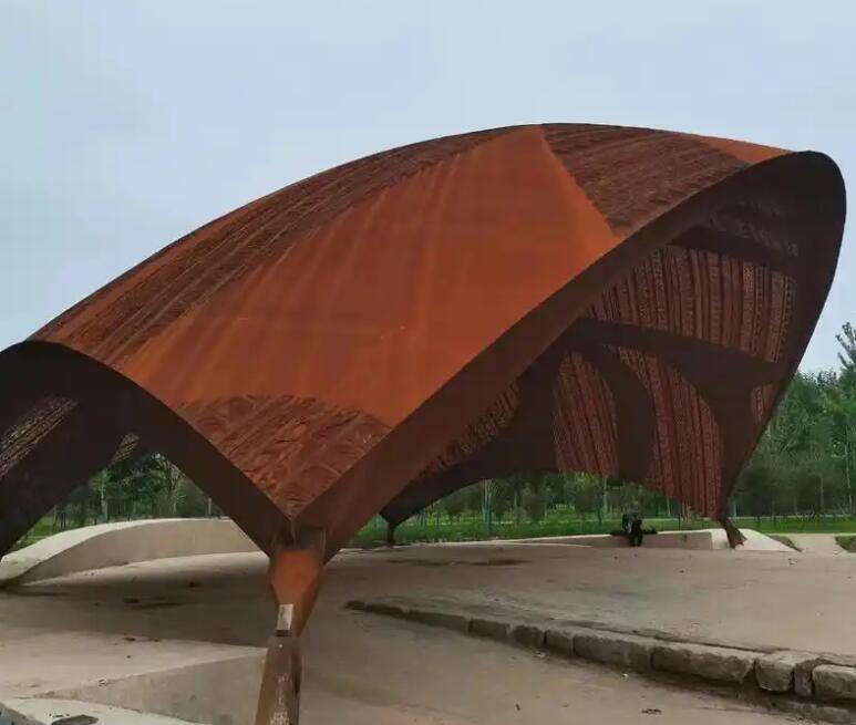 芒康耐候钢幕墙案例